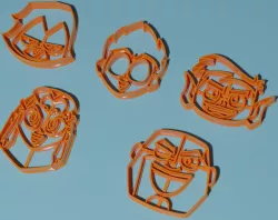 Teen Titans Pasta Cutters