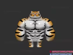 Tiger Muscle Meme - Swole Tiger Cute Gift