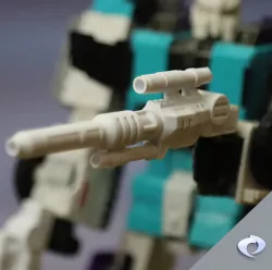 Titans sixshot toy weapon and effect piece