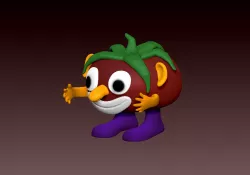 TOMATO HEAD TOY 3D printer model /removable body parts
