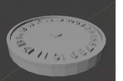 Undead Robots 0-20 Wound Tracker 3D print model