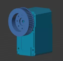 Updated tooth wheel for LX16A servo