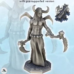 Valak infernal daemon (+ presupported version) (10) - Darkness Chaos Medieval Age Fantasy