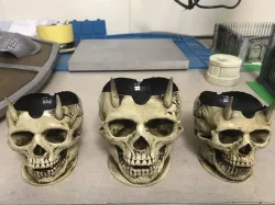 vampire skull ashtray