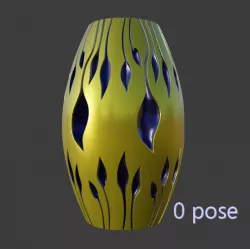 Water leaves vases