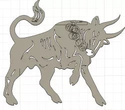 Wheel of Time symbols - Young Bull