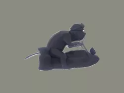Woodchopper Courier DOTA 2 3D Model
