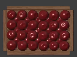 Wooden Vendor's Crate / Apple Crate ( 28mm Scale )