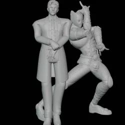 Yoshikage Kira / Killer Queen Jojo Figures