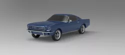 1967 Ford Mustang  Nurbs and 3D Printable