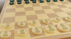 3D printable Flat Chess Pieces stl
