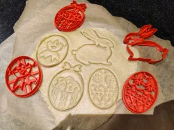 4 STL Easter cookie cutters!