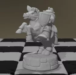 A human kight chess piece