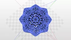 Abstract Floral Pattern Flower