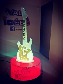 AC DC Litho guitar
