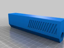 Airsoft Pistol Supressor With Baffles