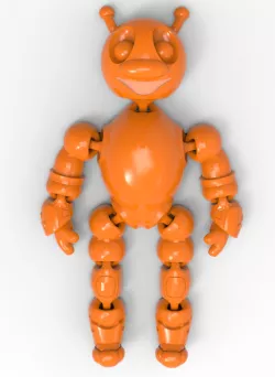 articulated puppets V1 and V1bis