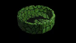 Ashtray Dragon Scales