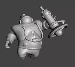 Astronaut Bard 3D Model
