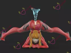 Asuka Jack-o pose (NSFW)