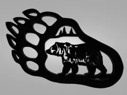 bear footprint