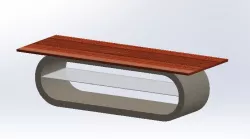 Berlin table (concrete)