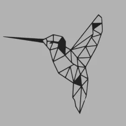 Bird wall decoration
