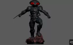 BLACK MANTA AQUAMAN MOVIE DC CHARACTER VILLAIN 3D PRINT