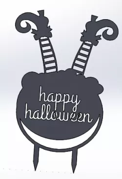 cake topper halloween witch