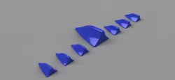 CAR SHARK FIN and DIFFUSER SET