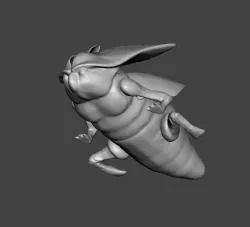 Cell larval (Dragon Ball) 3D Model