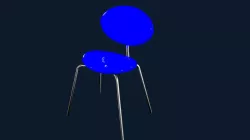chair 3d model in obj