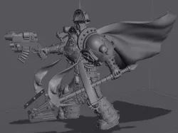 Chaplain Boye in Termi Armour