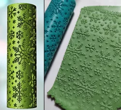 CHRISTMAS/WINTER SNOWFLAKES ROLLER PIN stl file