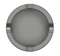 Circular ashtray
