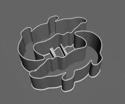 cocodrile sandwich cutter