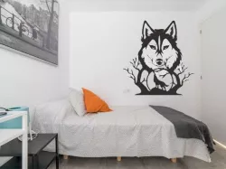 cuadro lobo / wolf painting