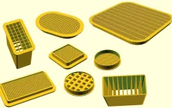Customizable ventilation grid