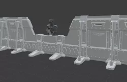 Defence walls for grimdark battles