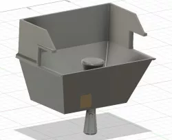 Desk-Mounted Bin