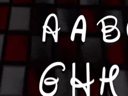 Disney Style LED Letters *FULL ALPHABET+ALTERNATES*