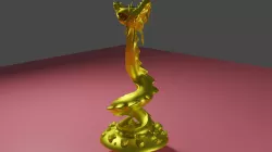 Dragon Candlestick - Candle Holder