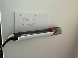 Dyson hair wrap holder