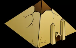 EGYPTIAN PYRAMID COOKIE CUTTER