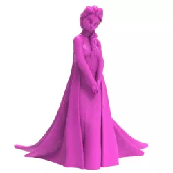 Elsa the Snow Queen Frozen 3D print model