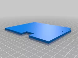 Ender 3 Pro Rear case Lids with ribbon cable gaps