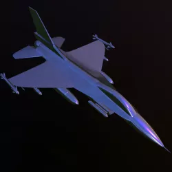 Falcon 16 airplane 3d model