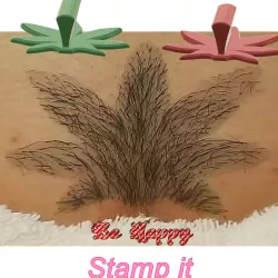 female male stamp pattern stroke to create an intimate hairstyle FemJ-89 trend 2021 3d-print and cnc
