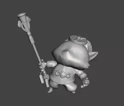 Firecracker Teemo 3D Model