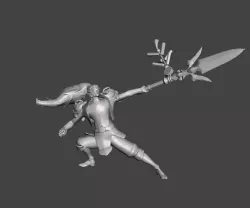 Firecracker Xin Zhao 3D Model